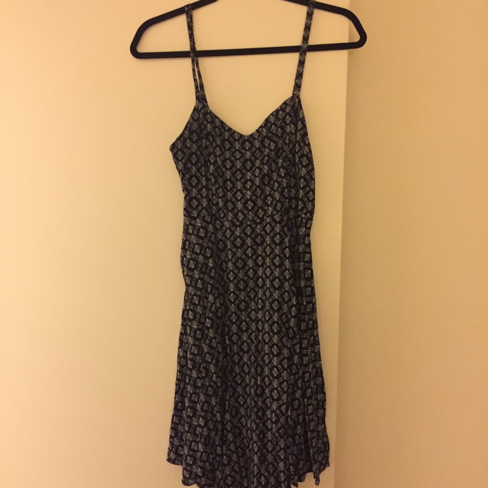 Black patterned Old Navy Cami Dress